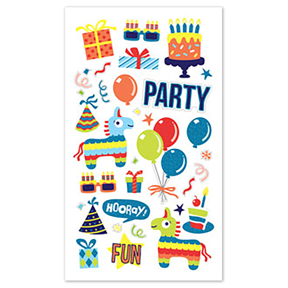 Party Boy Dimensional Stickers