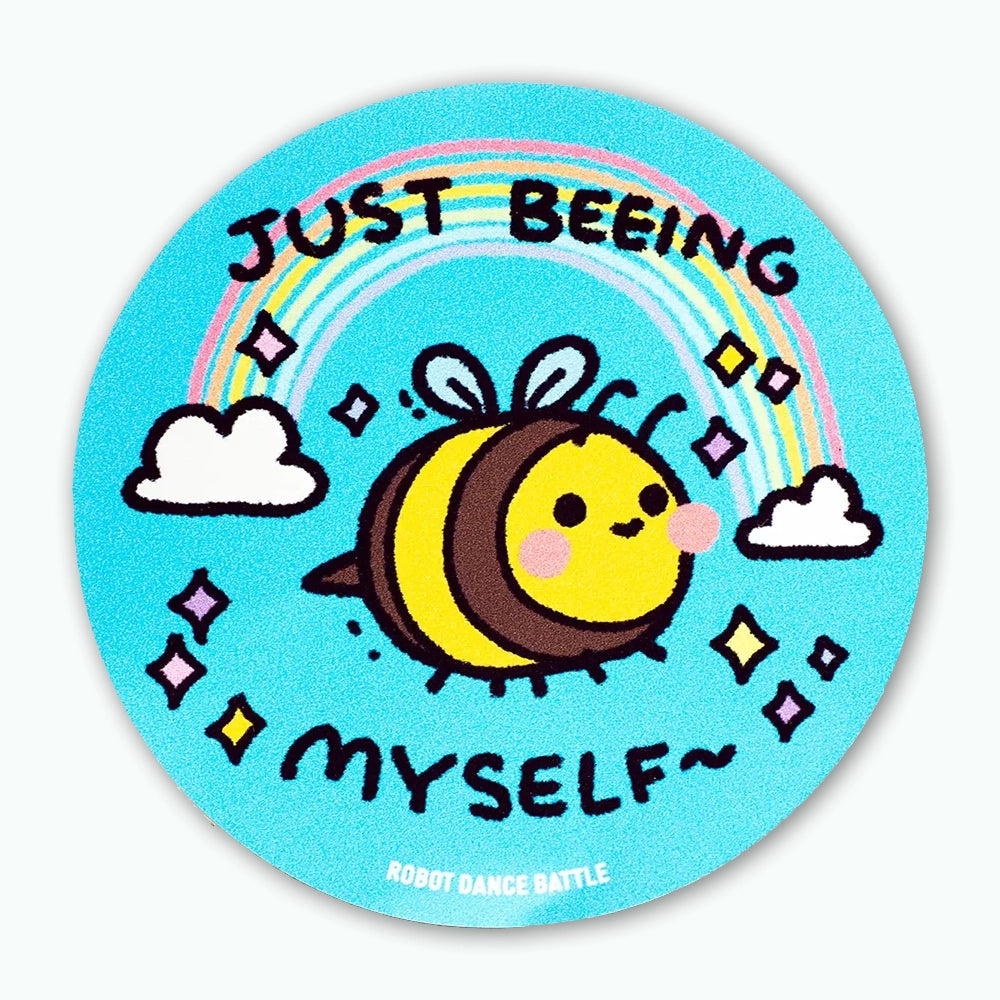 Just Beeing Myself Vinyl Sticker Decal