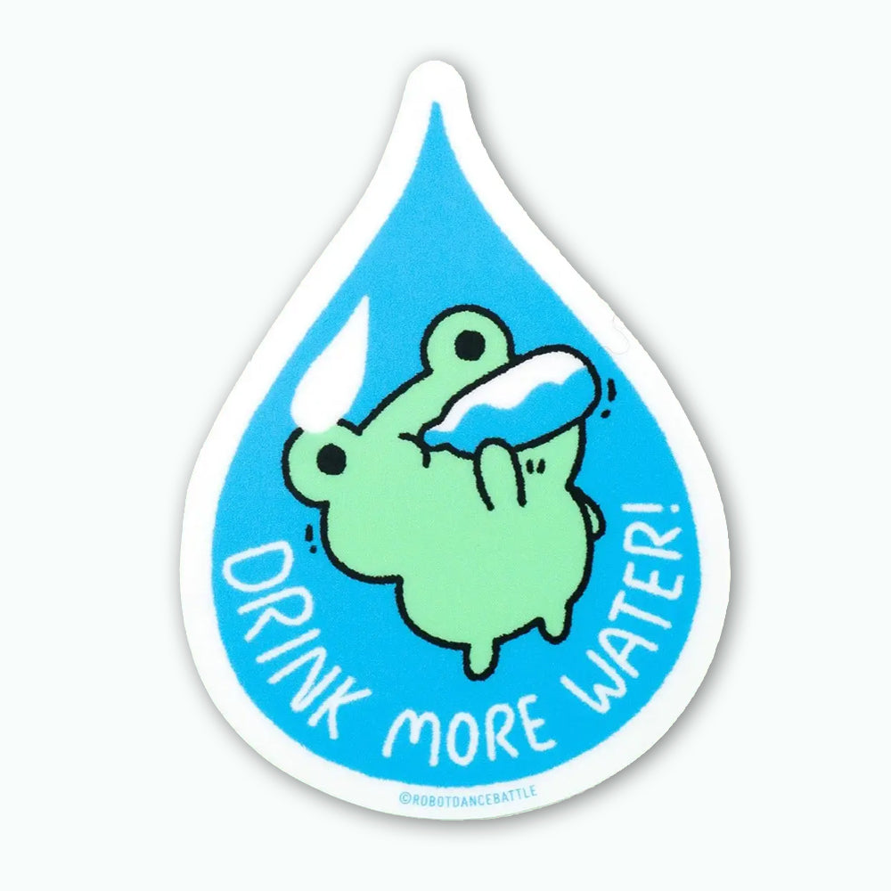 Drink More Water Vinyl Sticker Decal