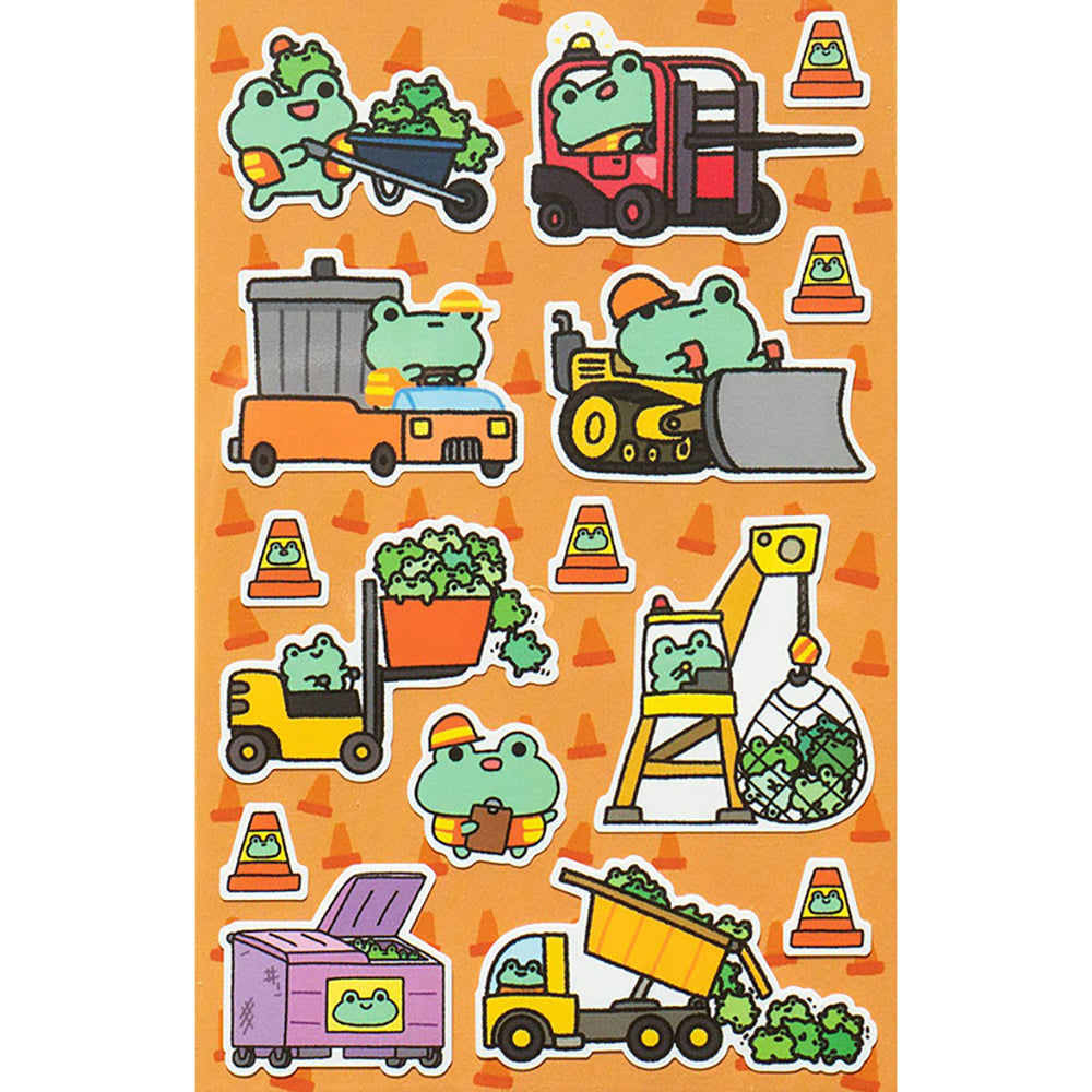 A Work Day Planner Vinyl Sticker Decals Sheet
