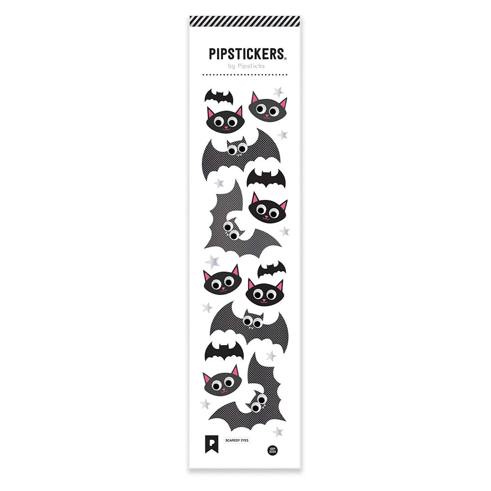 Scaredy Eyes Bats and Cats Googly-Eyed Stickers