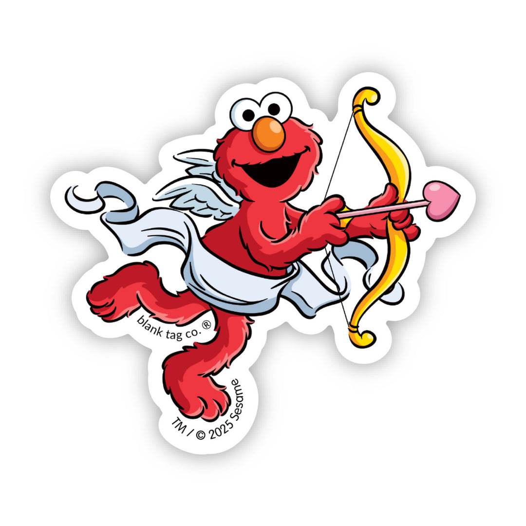 The Sesame Street Elmo Cupid Vinyl Sticker Decal