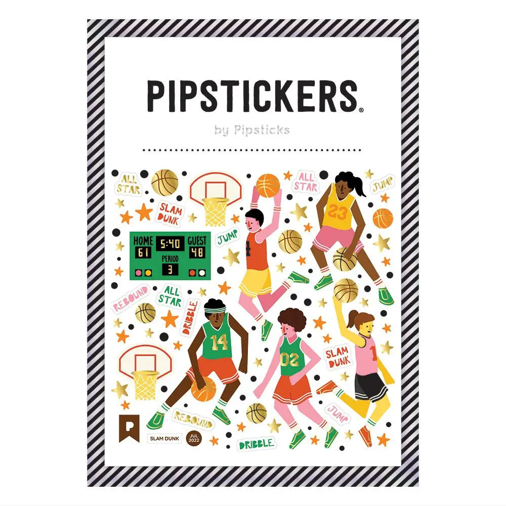 Slam Dunk Basketball Stickers