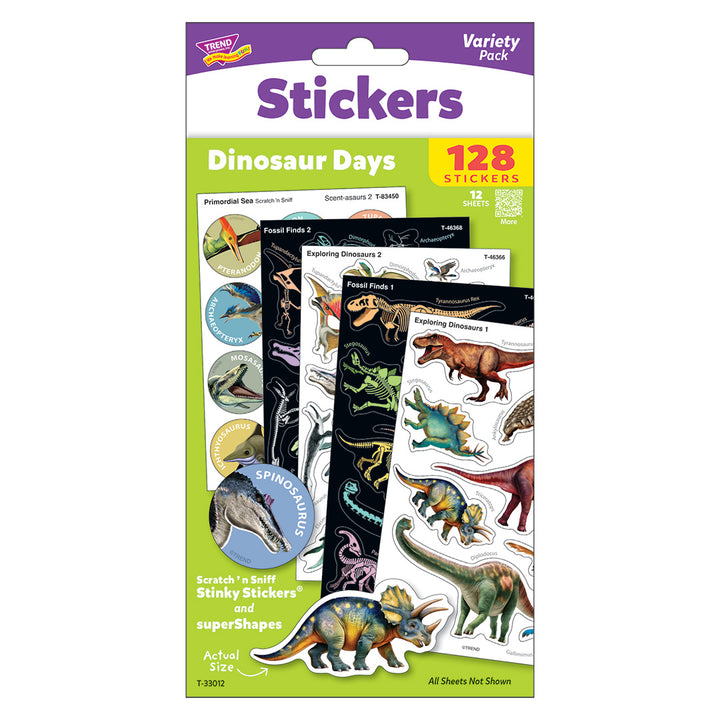 Dinosaur Stickers, Fuzzy Stickers & 3-D | Sticker Planet