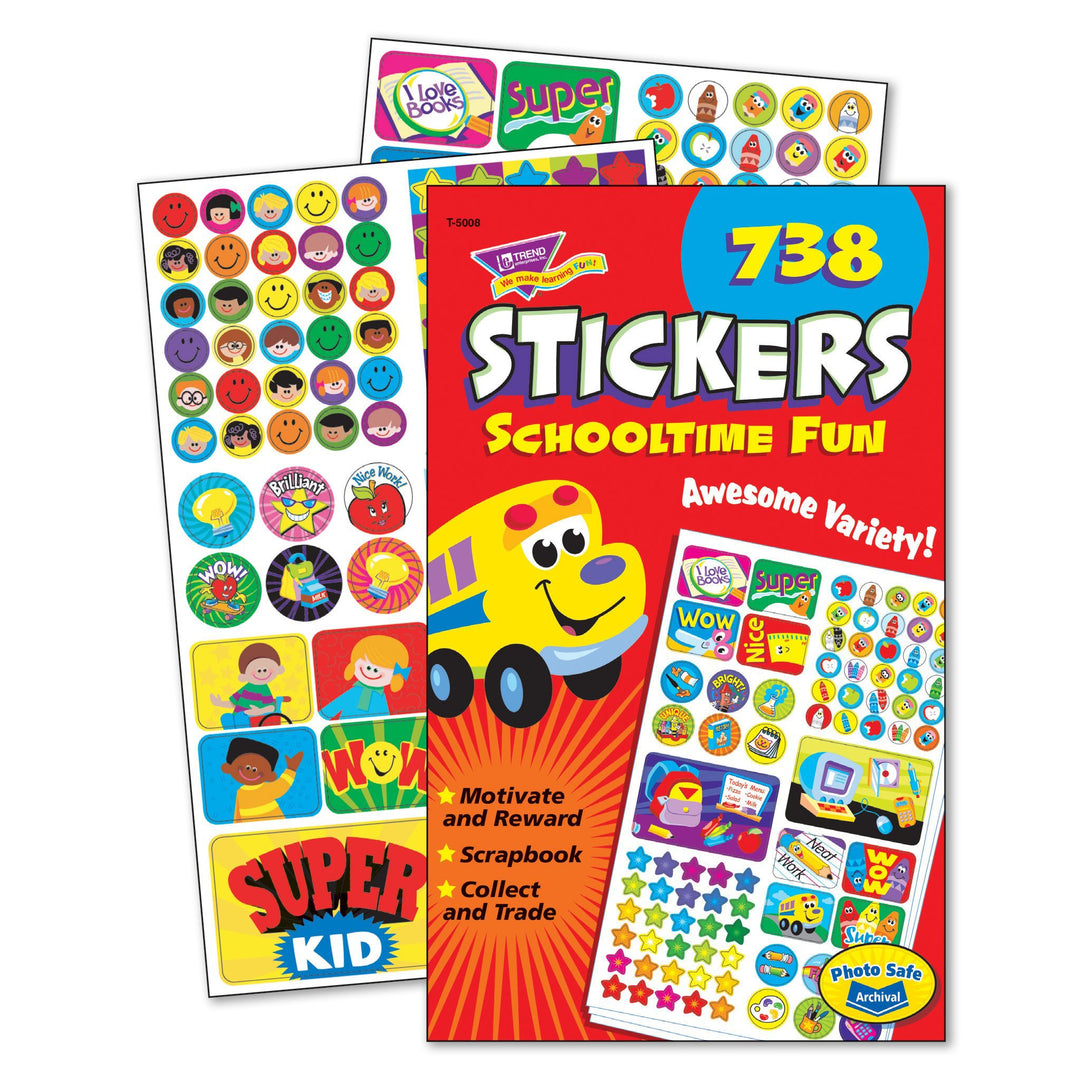 Schooltime Fun Sticker Reward Pad