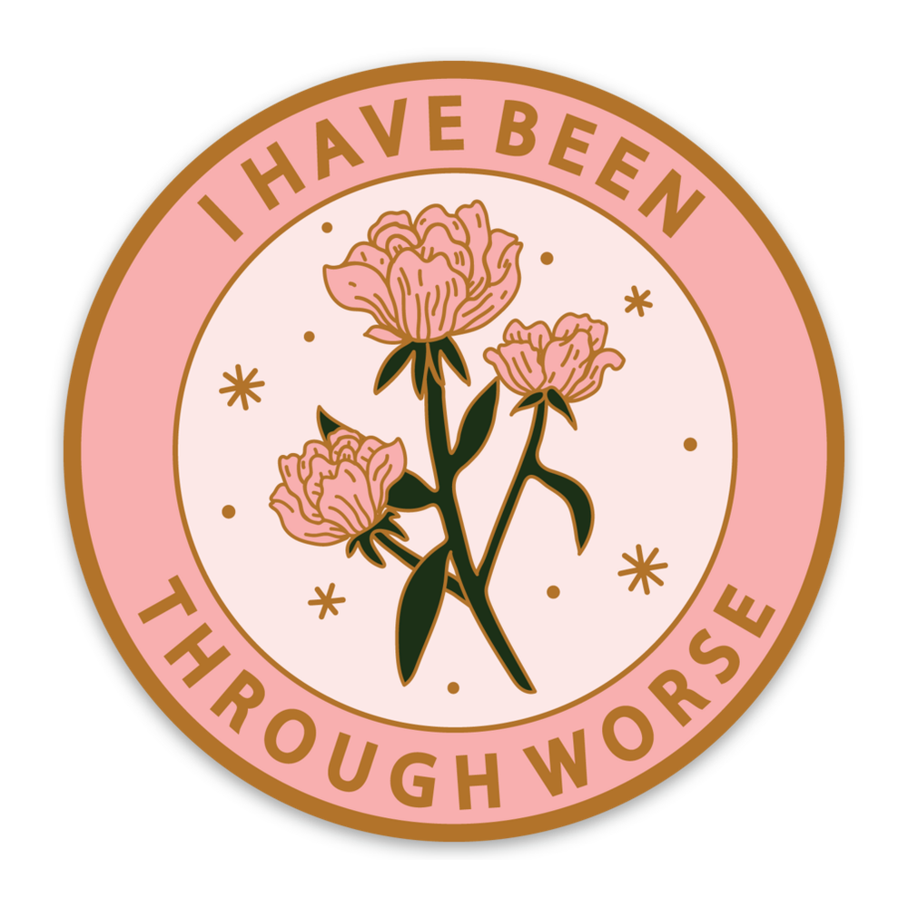 I Have Been Through Worse Vinyl Sticker Decal