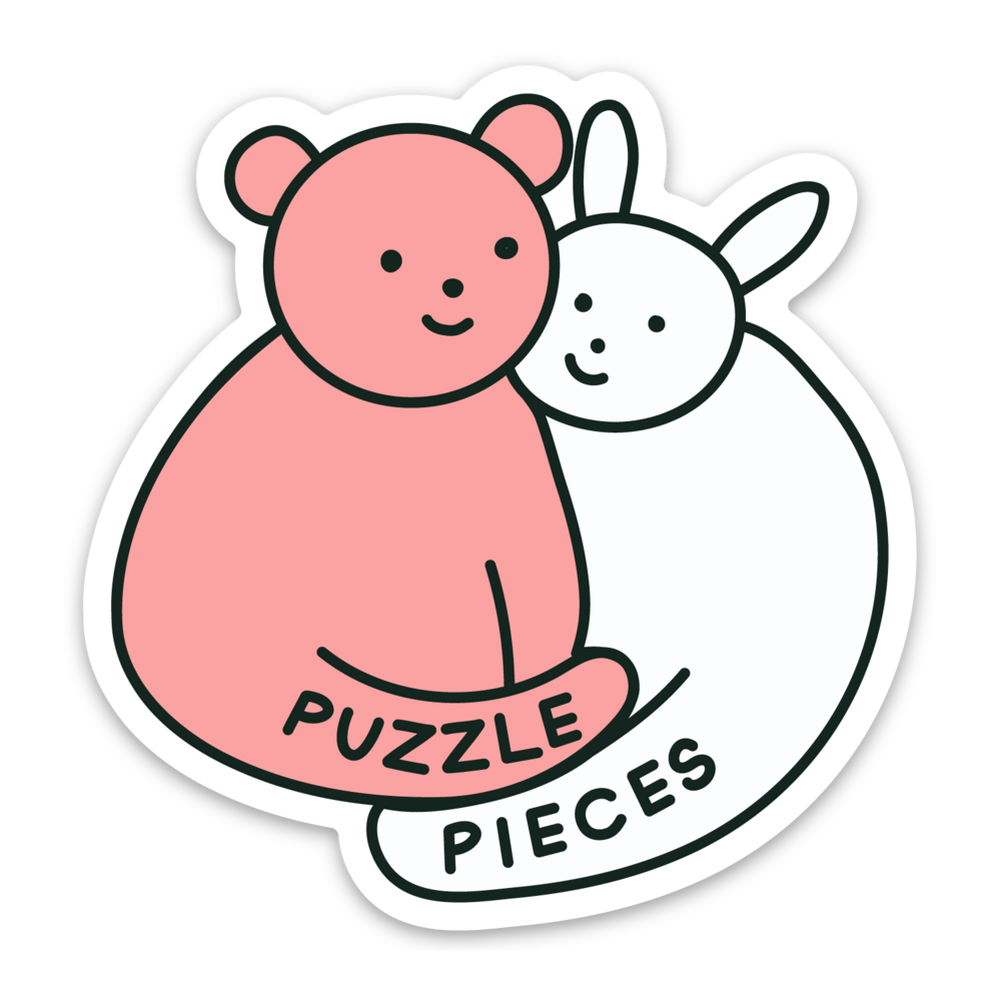 Puzzle Pieces Vinyl Sticker Decal