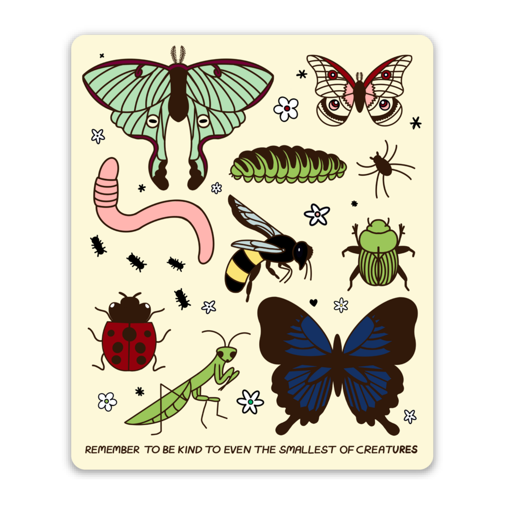 Remember To Be Kind To Even The Smallest Creatures Vinyl Sticker Decal