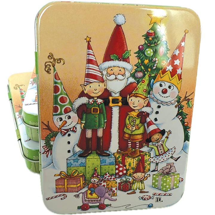 Mary Engelbreit's Christmas Elf Vinyl Sticker Decals Tin
