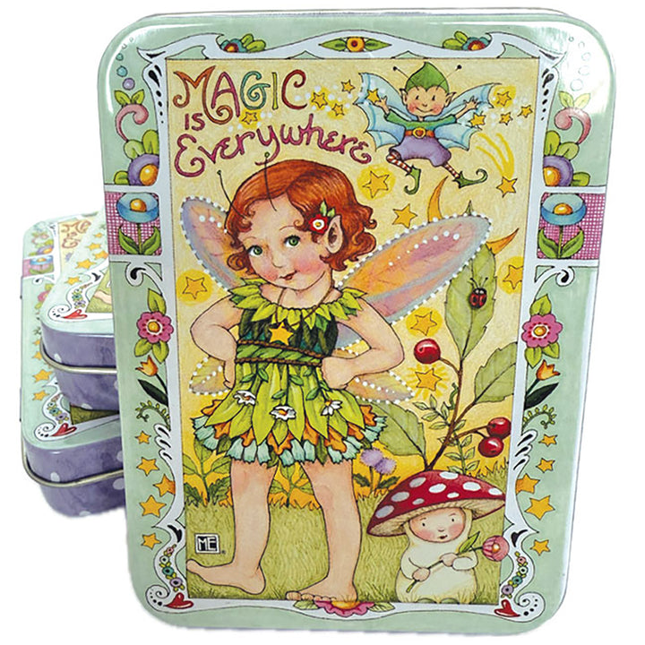 Mary Engelbreit's Everyday Fairy Vinyl Sticker Decals Tin