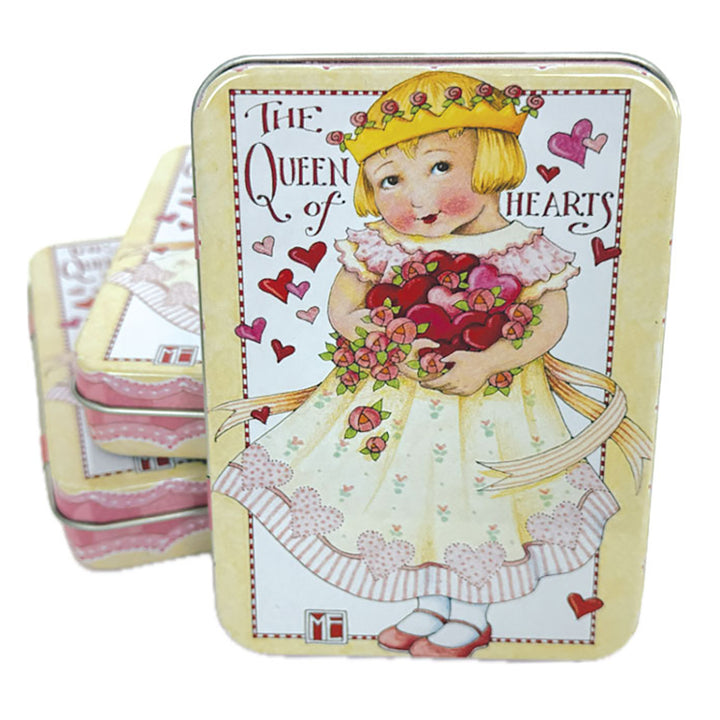Mary Engelbreit's Valentine Queen of Hearts Vinyl Sticker Decals Tin