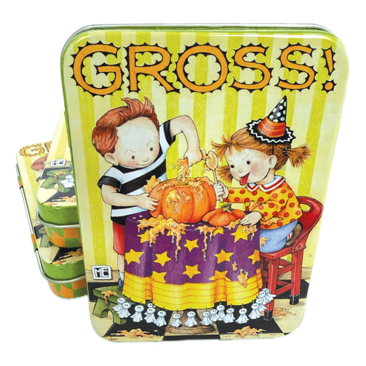 Mary Engelbreit's Halloween Gross Vinyl Sticker Decals Tin