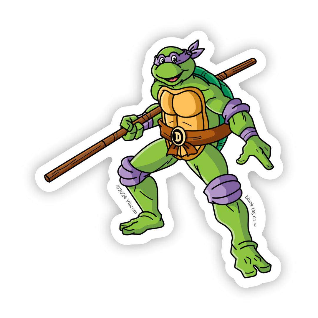 The Donatello Teenage Mutant Ninja Turtle Vinyl Sticker Decal