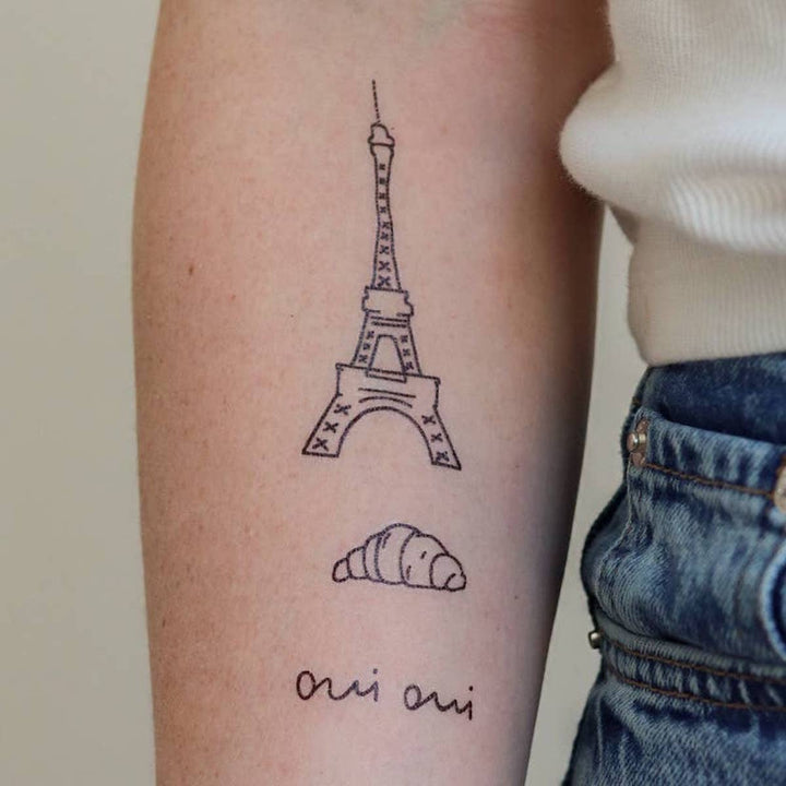 Oui Oui Paris Temporary Tattoos