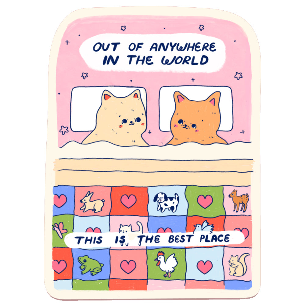 The Best Place Vinyl Sticker Decal