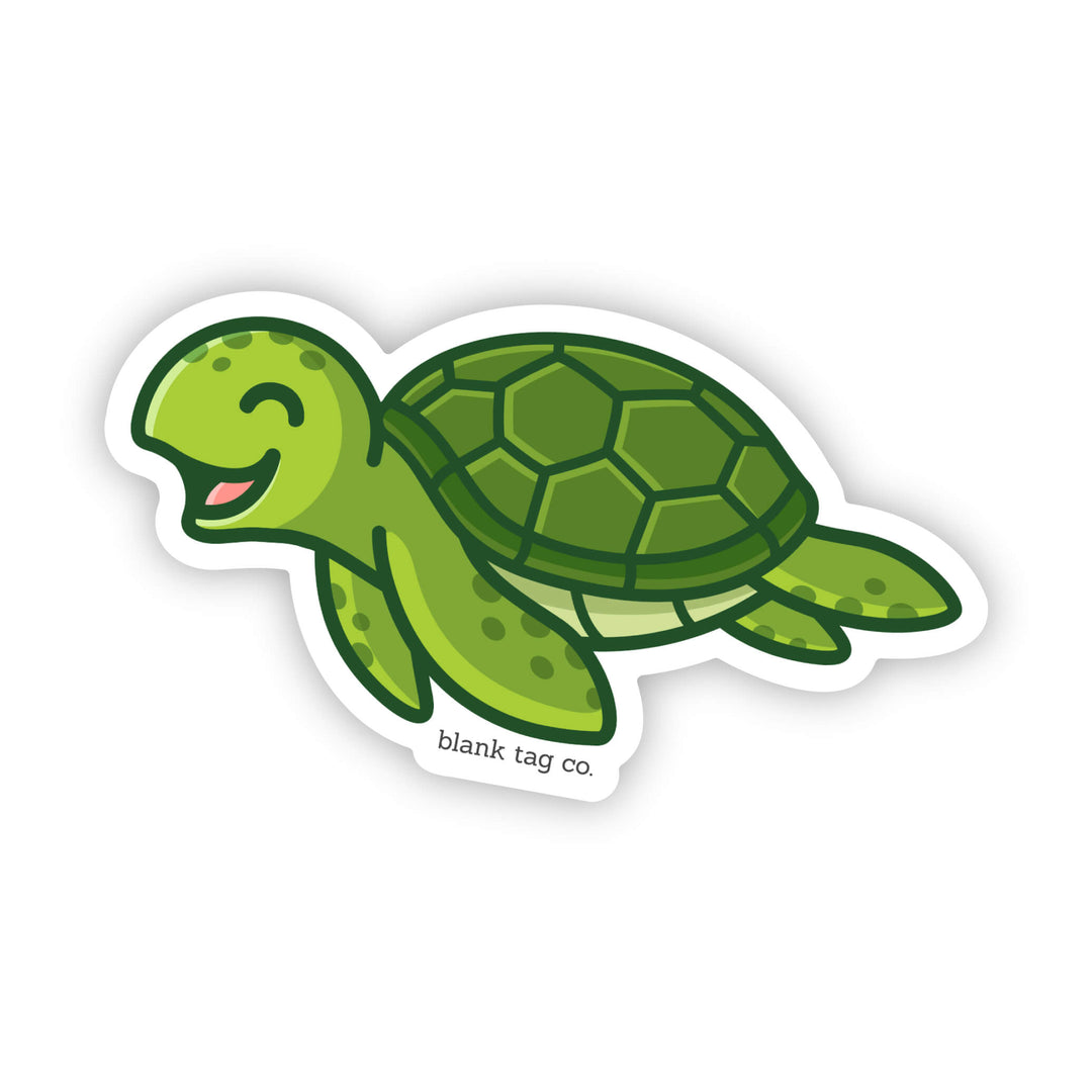 The Sea Turtle Vinyl Sticker Decal