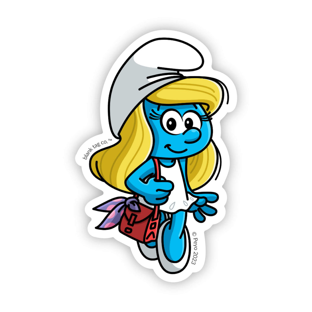 The Smurfette Vinyl Sticker Decal