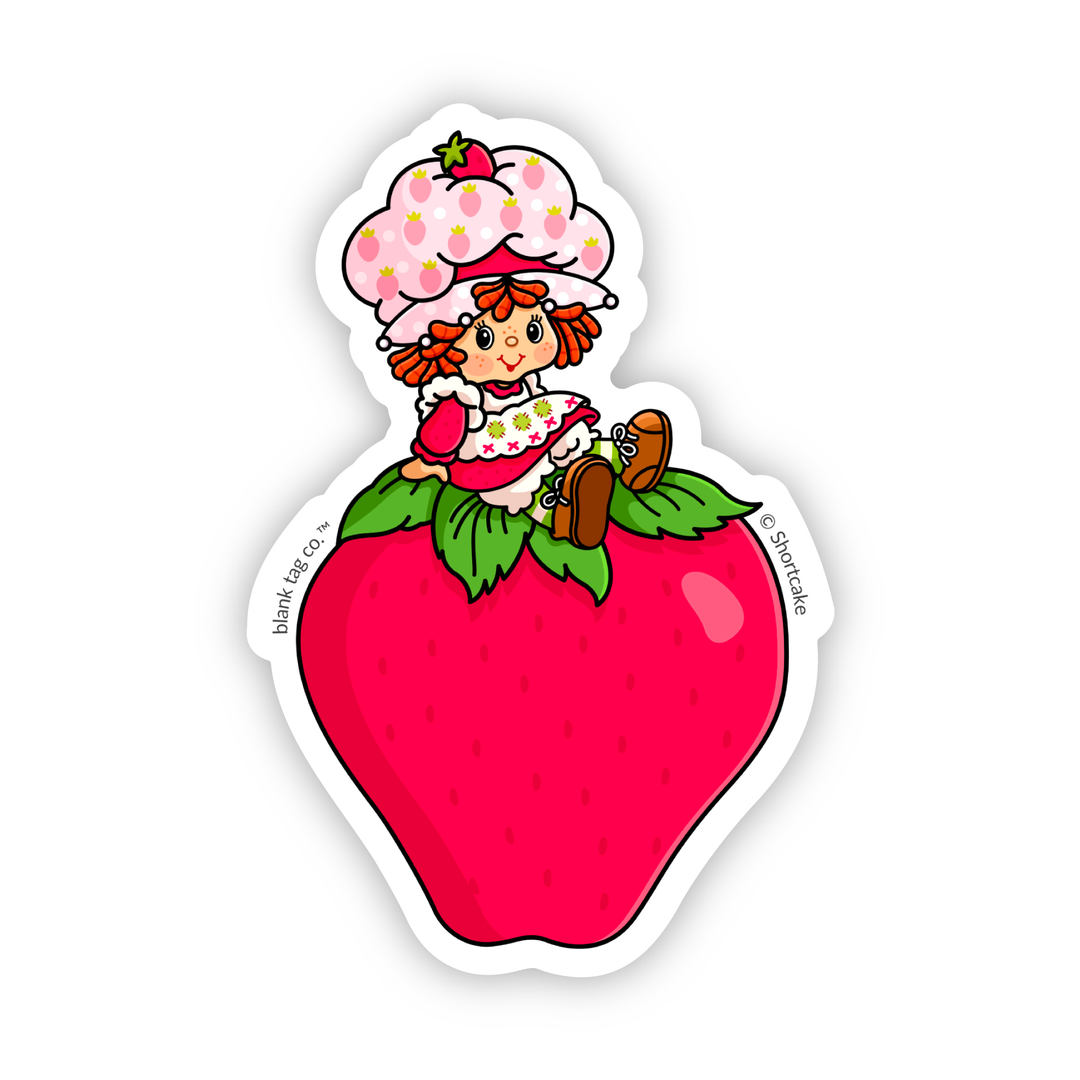 The Strawberry Shortcake Logo Vinyl Sticker Decal 