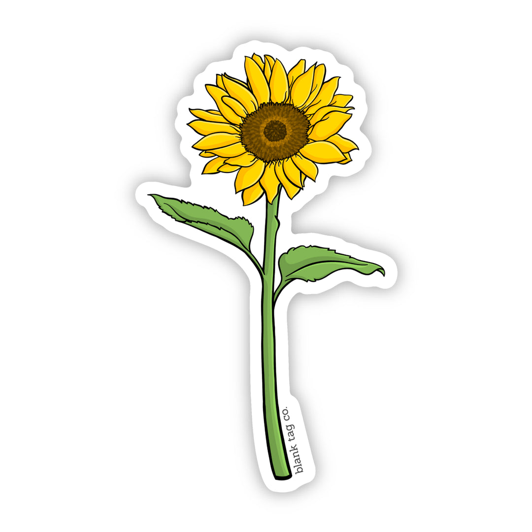 The Sunflower Vinyl Sticker Decal