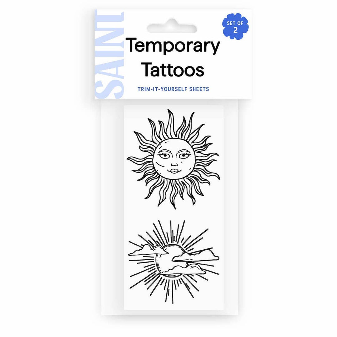 Two Suns Temporary Tattoos
