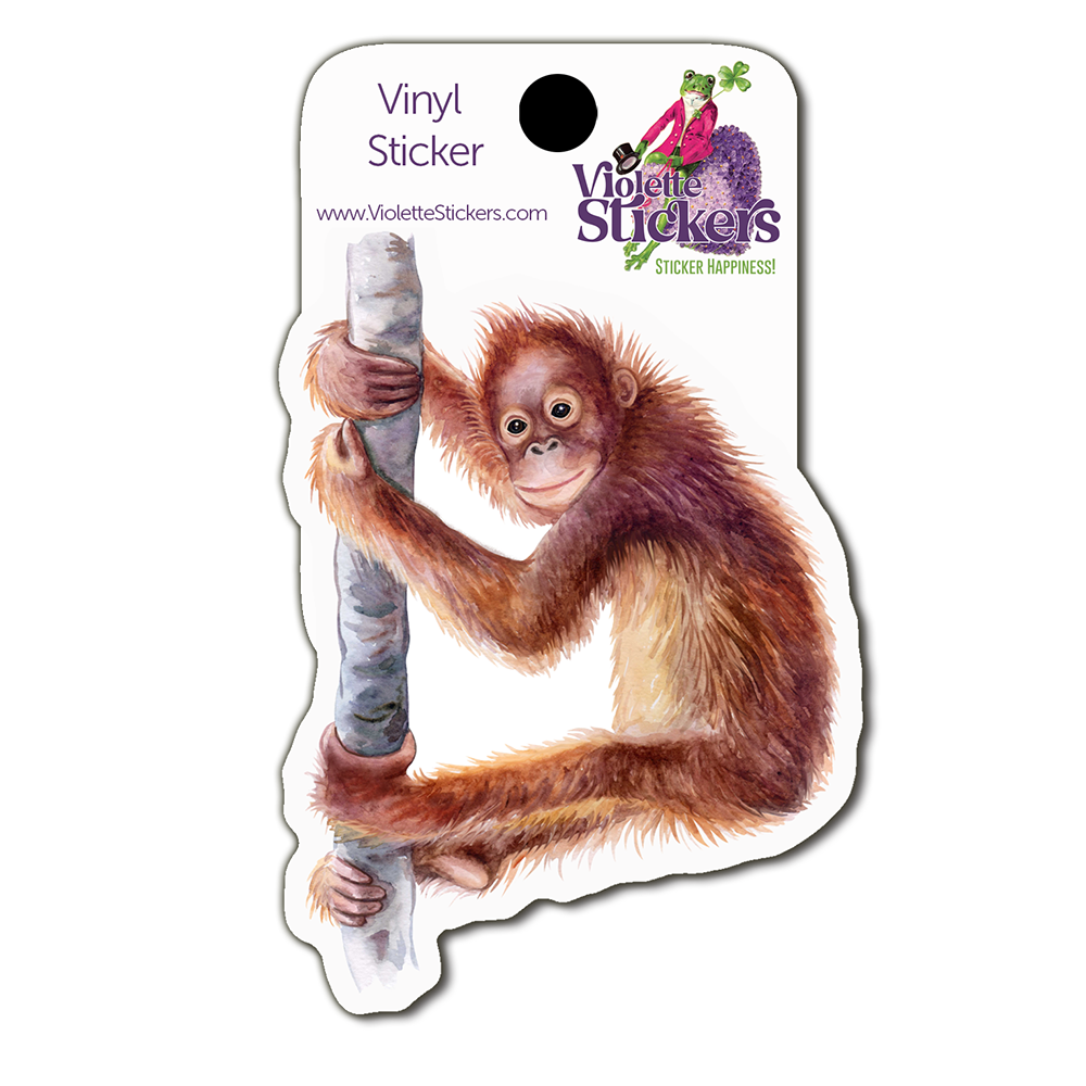 Monkey Vinyl Sticker Decal