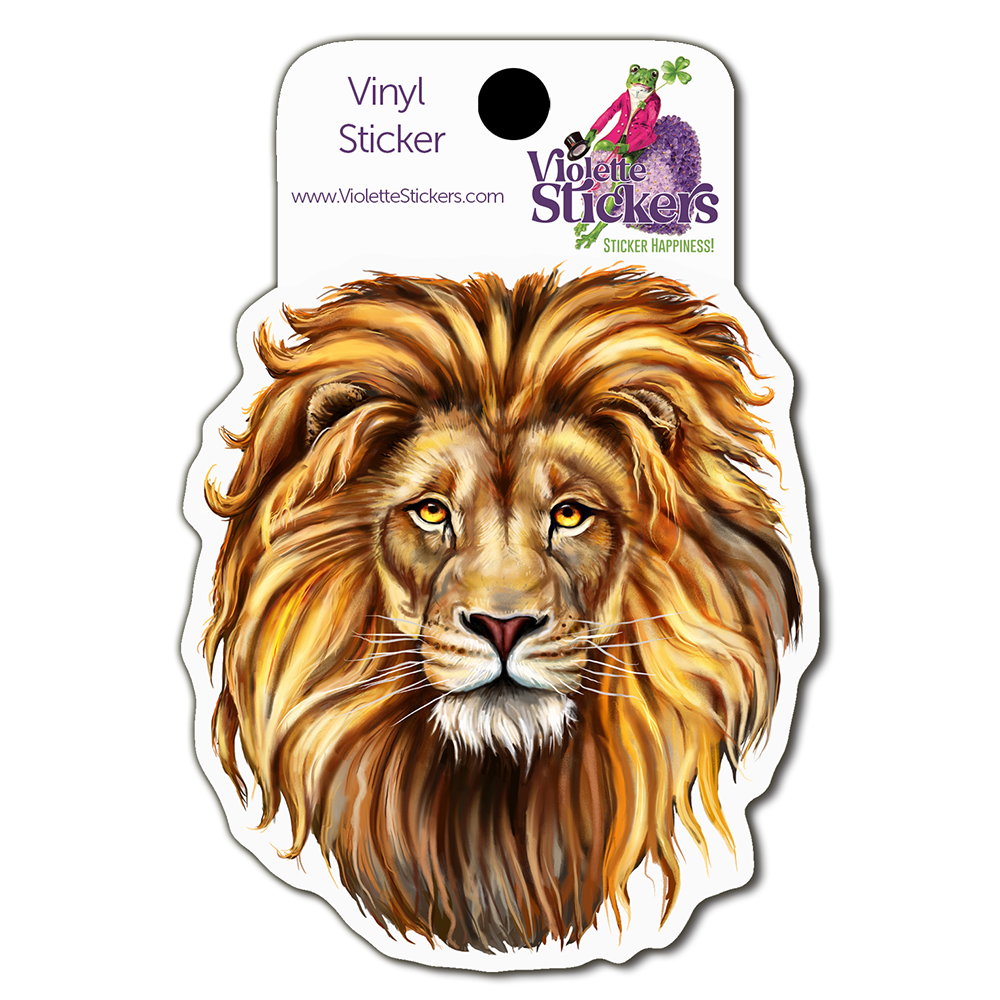 Lion Vinyl Sticker Decal