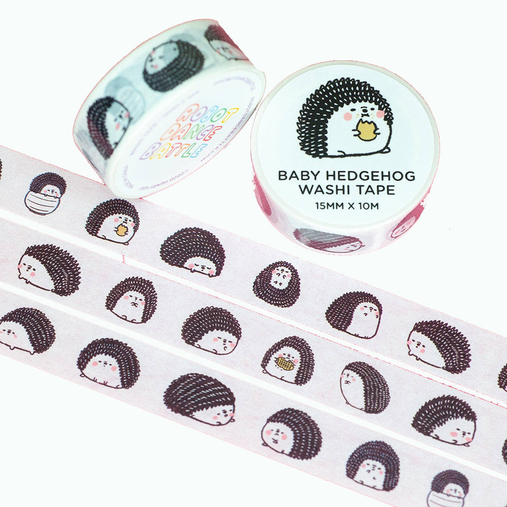 Baby Hedgehog Washi Tape