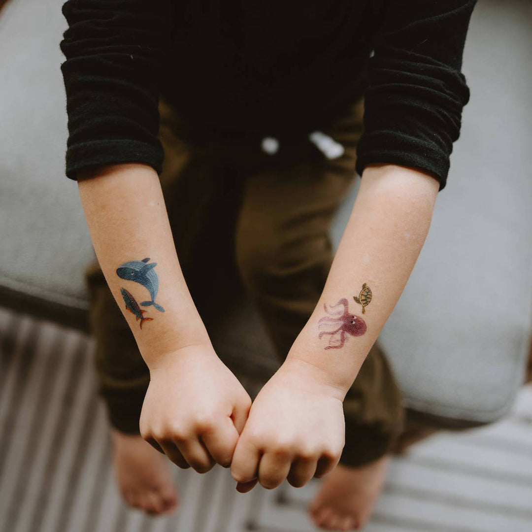 Wild Sea Temporary Tattoos