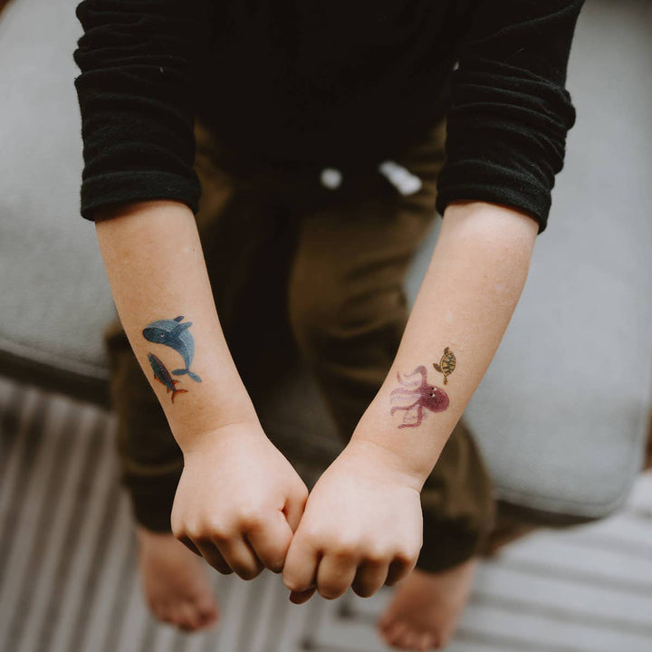 Wild Sea Temporary Tattoos