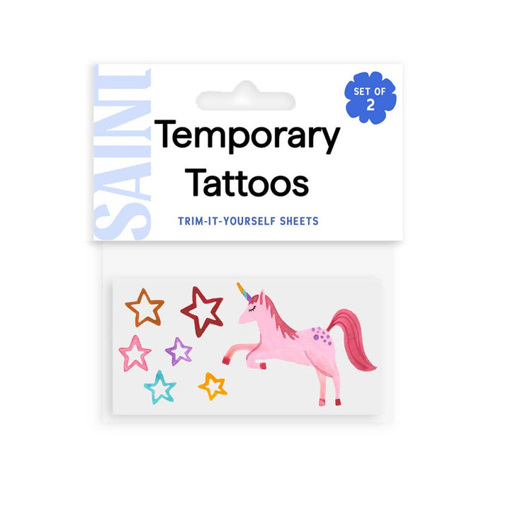 Unicorn Party Temporary Tattoos