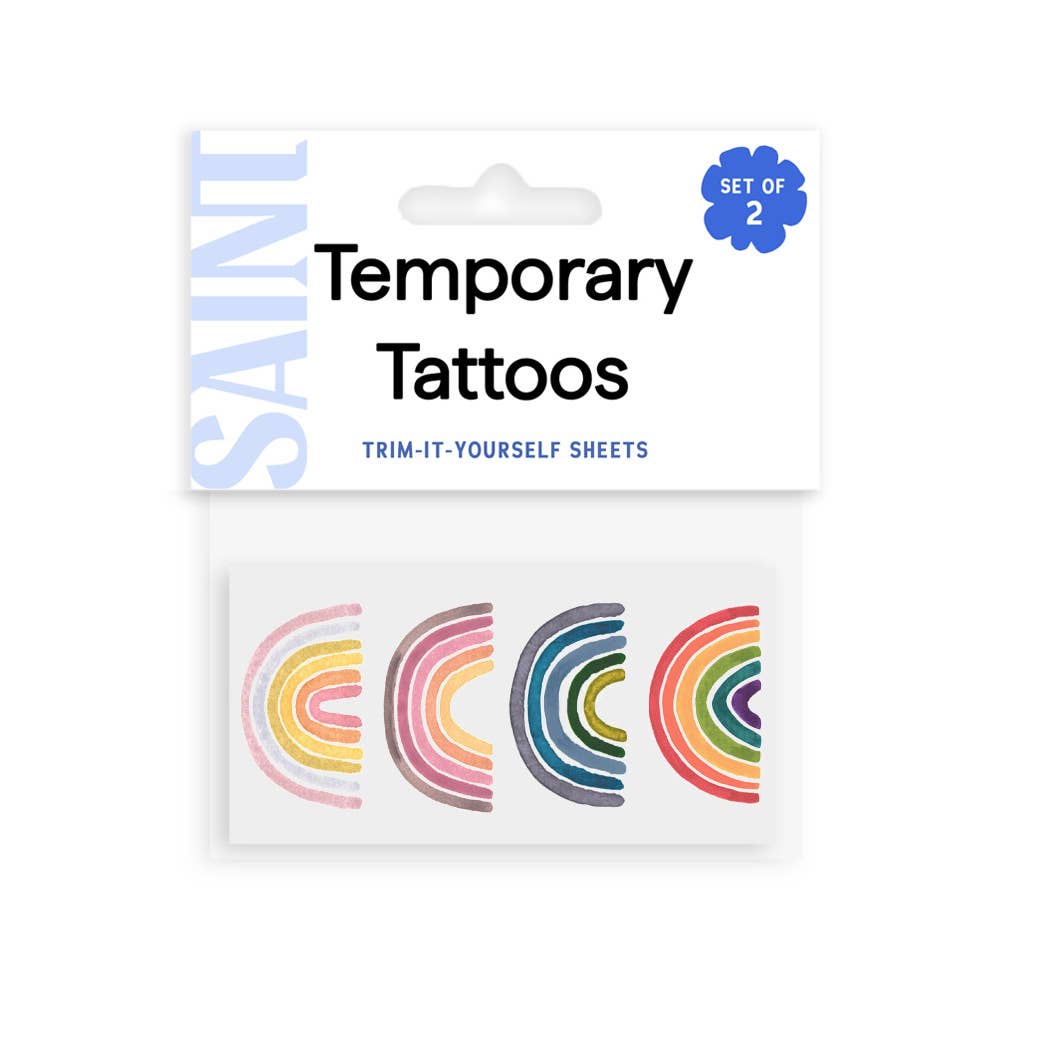 Rainbows Temporary Tattoos
