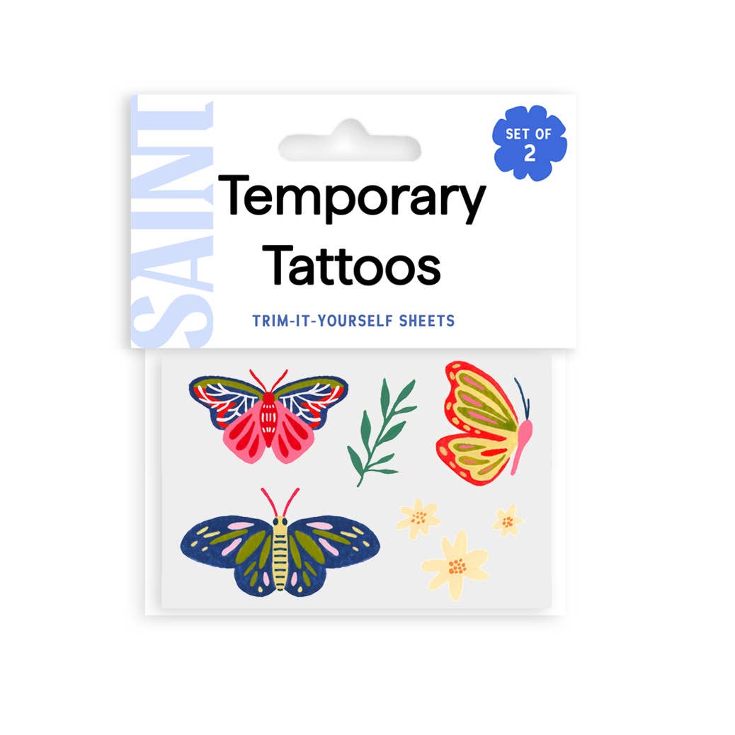Secret Garden Temporary Tattoos