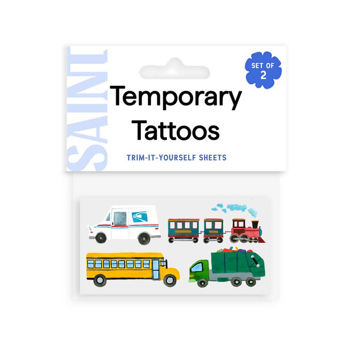 On Wheels Temporary Tattoos