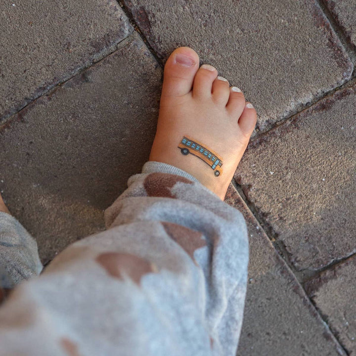 On Wheels Temporary Tattoos