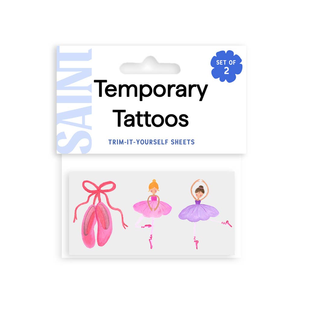 Ballerinas Temporary Tattoos