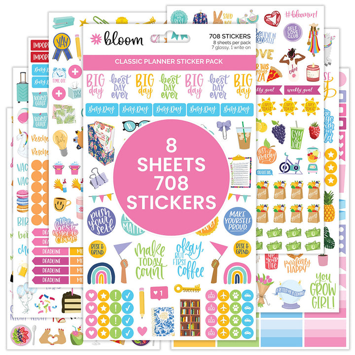 Classic Planner Stickers Pack