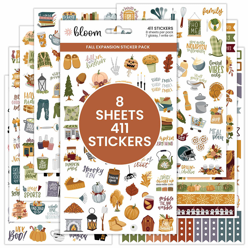 Fall Expansion Planner Stickers Pack