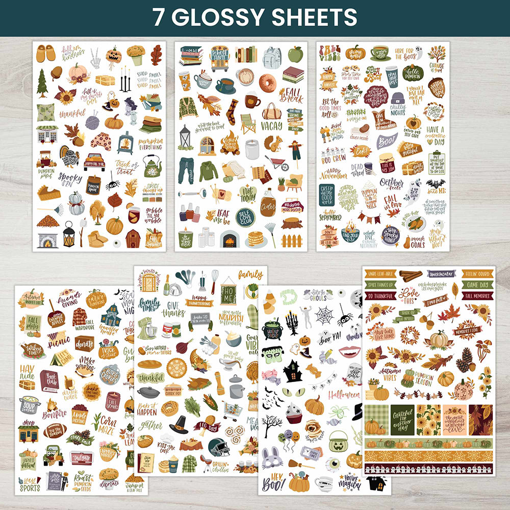 Fall Expansion Planner Stickers Pack