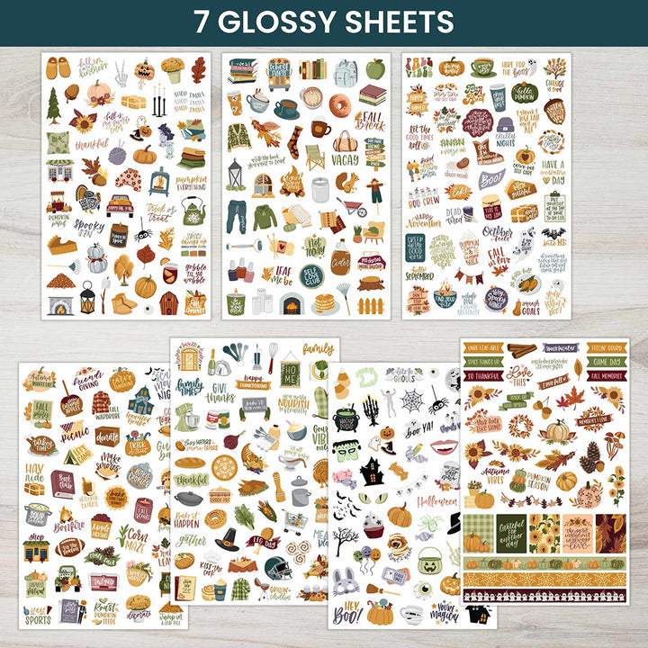 Fall Expansion Planner Stickers Pack