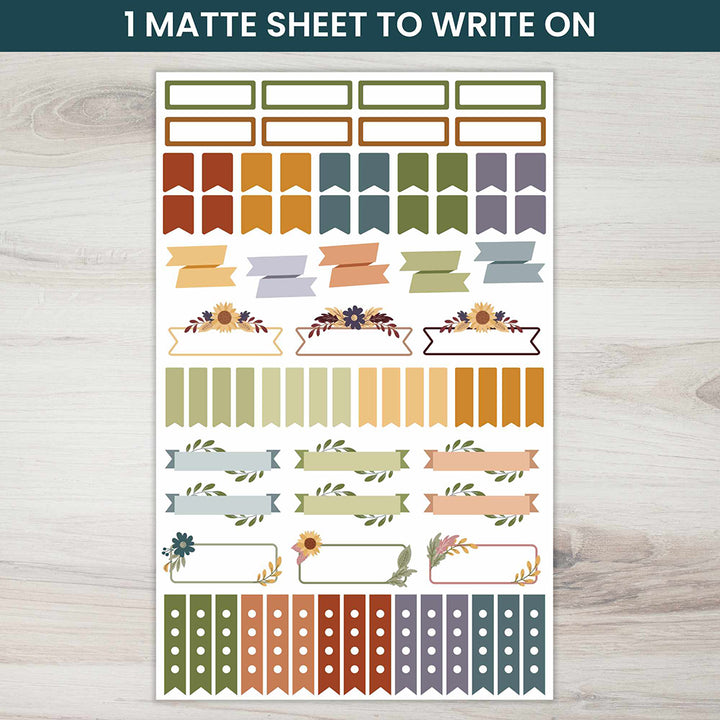 Fall Expansion Planner Stickers Pack