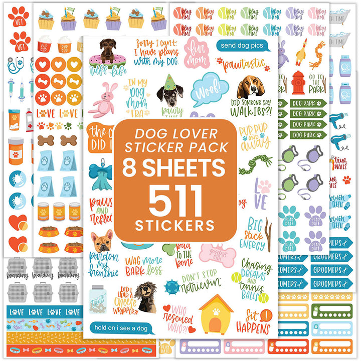 Dog Lovers Planner Stickers Pack