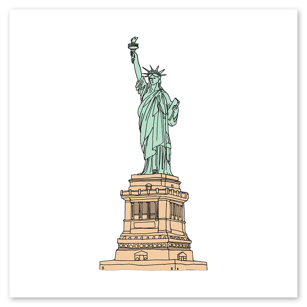Statue of Liberty Tattly Temporary Tattoos