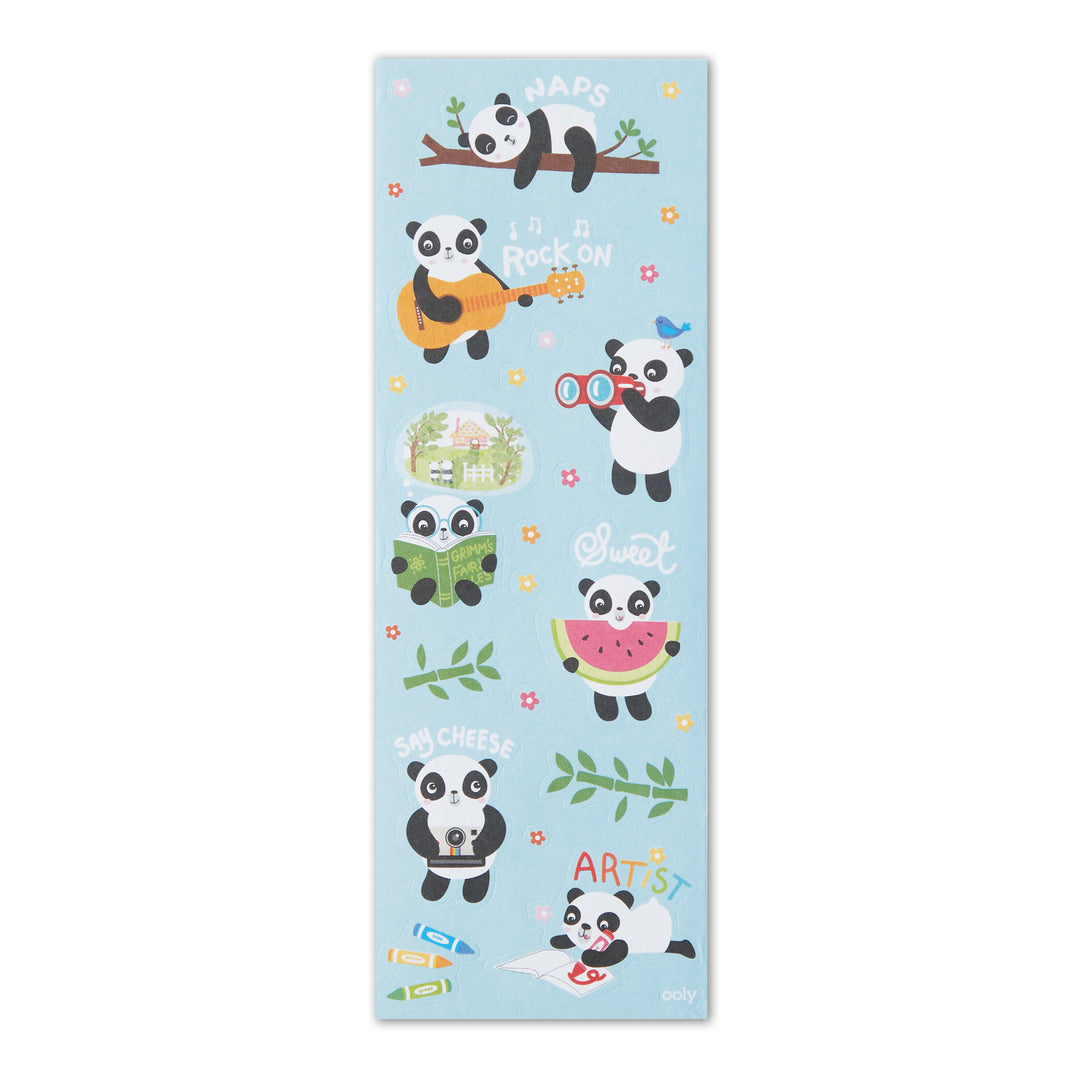 Playful Pandas Stickers