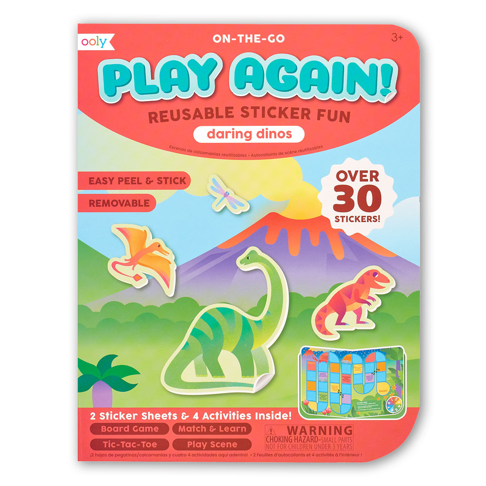 Play Again Daring Dinos Sticker Set