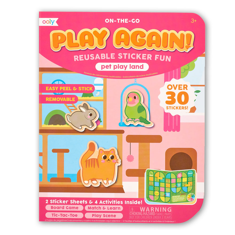 Play Again Pet Play Land Sticker Set