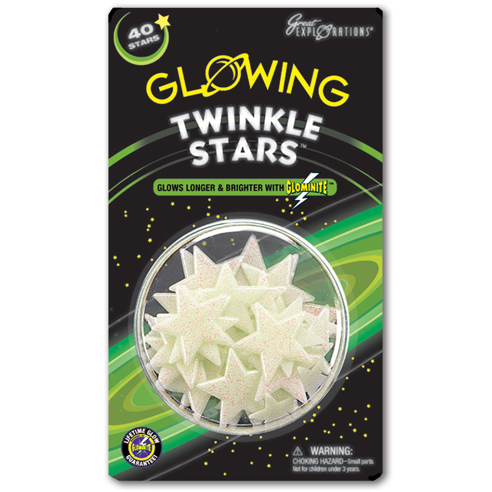 Glow-in-the-Dark Twinkle Stick-on Stars