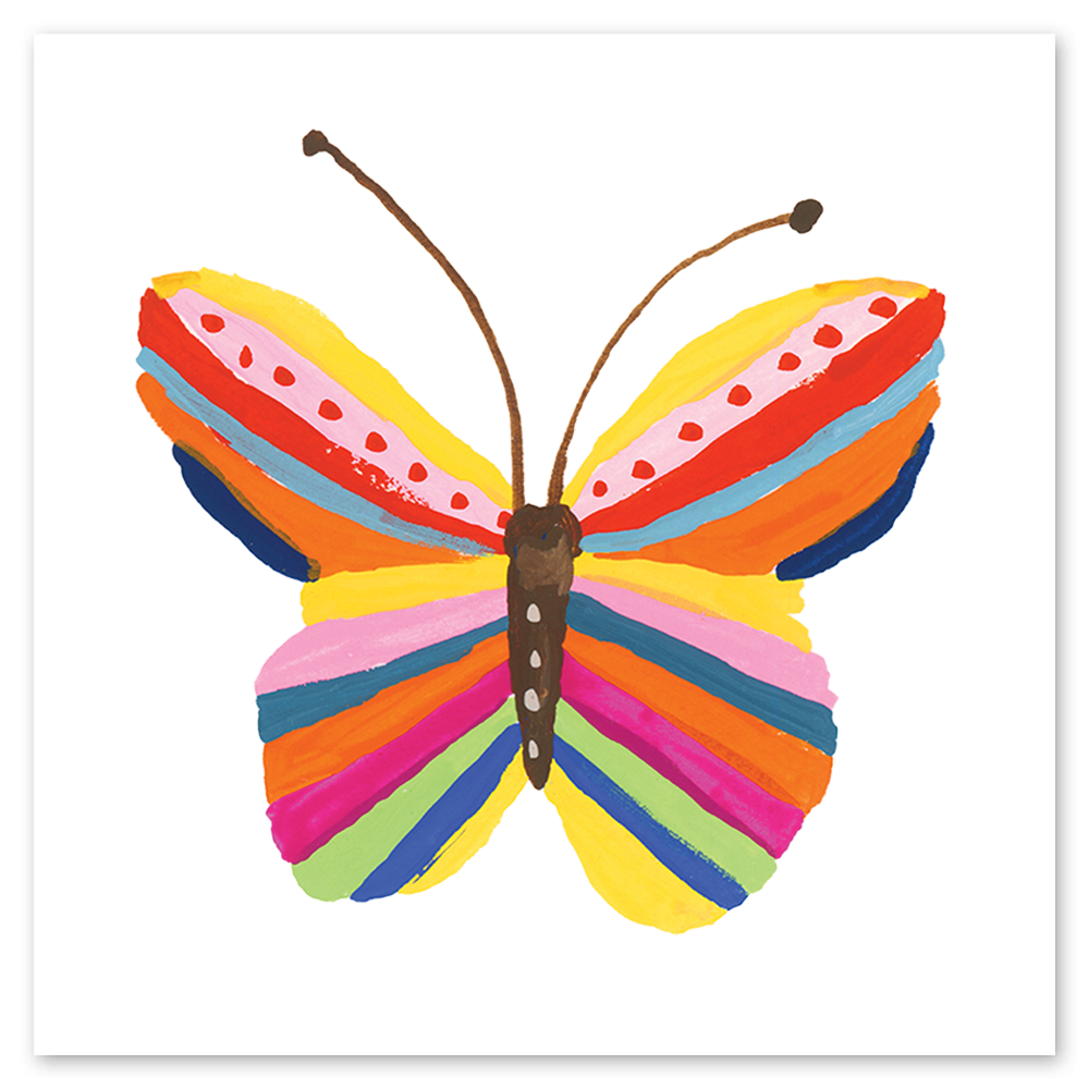 Rainbow Butterfly Tattly Temporary Tattoos