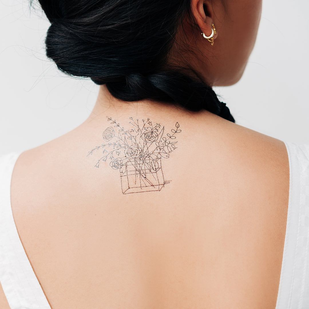 Bluebell Bouquet Tattly Temporary Tattoos