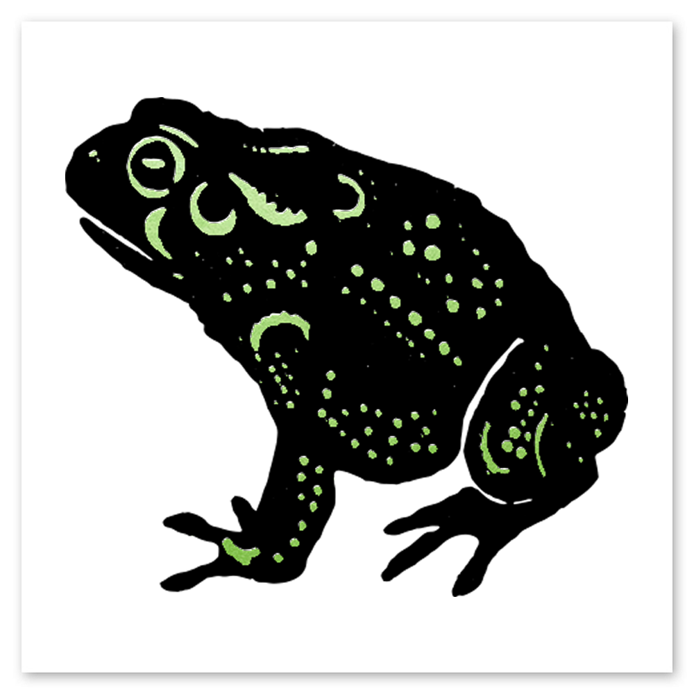 Speckled Foil Frog Metallic Tattly Temporary Tattoos