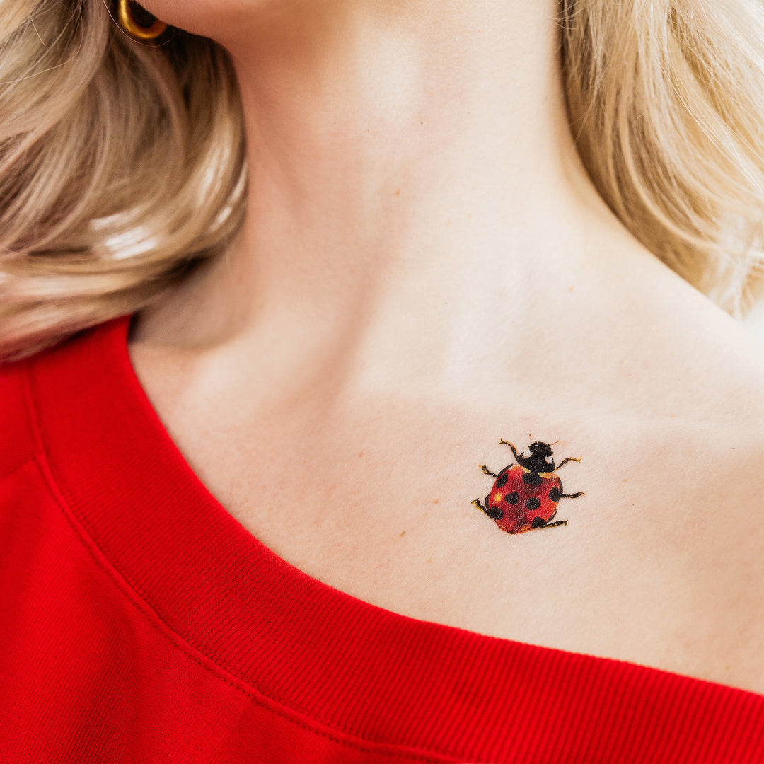 Lucky Ladybug Tattly Temporary Tattoos